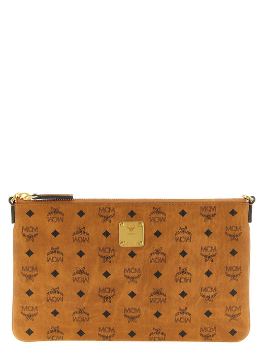 Mcm Aren Clutch — Brown