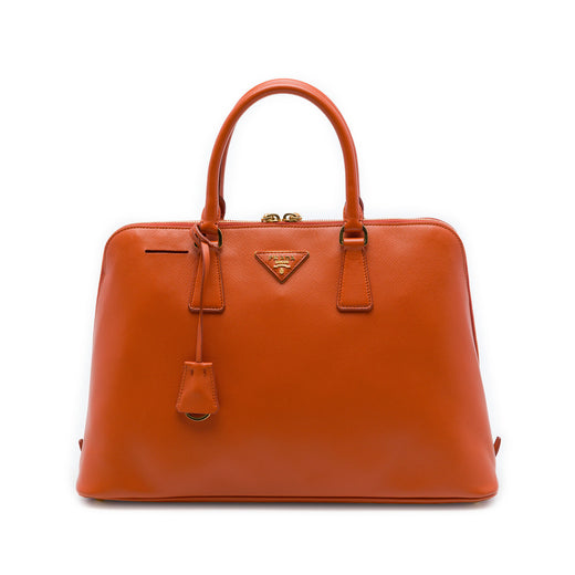 Large Saffiano Lux Promenade Satchel - Image 1