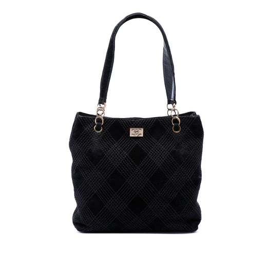 CC Suede Wild Stitch Tote - Image 1