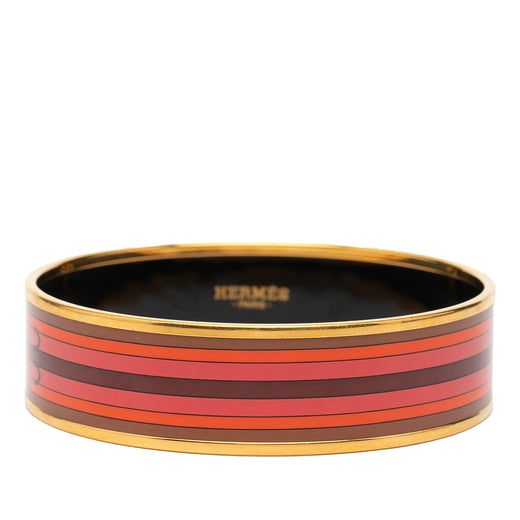 Wide Printed Enamel Bangle 65 - Image 1