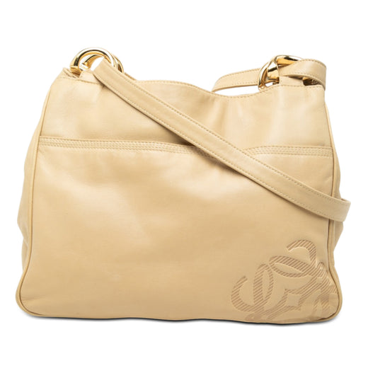 Leather Anagram Shoulder Bag - Image 1