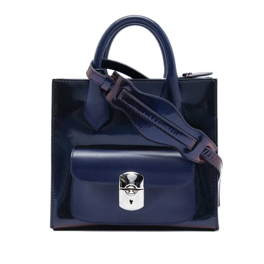 Mini Patent Padlock All Afternoon Satchel - Image 1