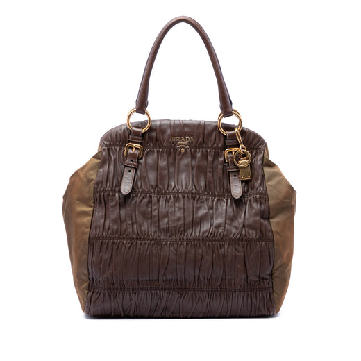 Nappa Gaufre and Tessuto Tote - Image 1