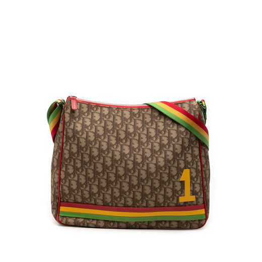 Diorissimo Trotter Coated Canvas Rasta Crossbody - Image 1