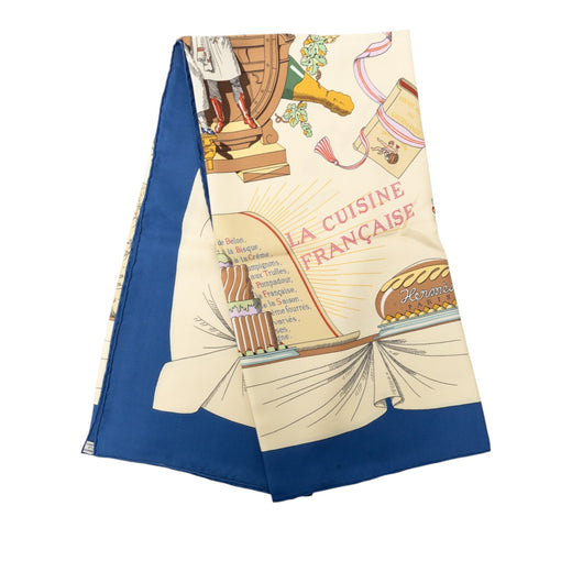 A la Gloire de la Cuisine Francaise Silk Scarf 90 - Image 1