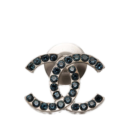 CC Brass and Strass Pin Brooch - Image 1