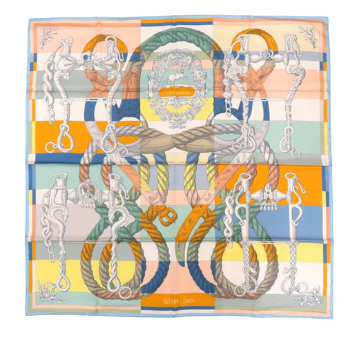 Della Cavalleria Double Face Silk Scarf 90 - Image 1