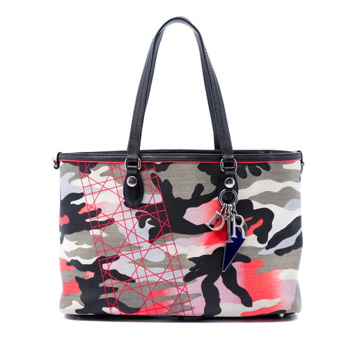 Anselm Reyle Medium Canvas Camouflage Tote - Image 1