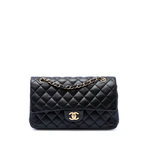 Medium Classic Lambskin Double Flap - Image 1