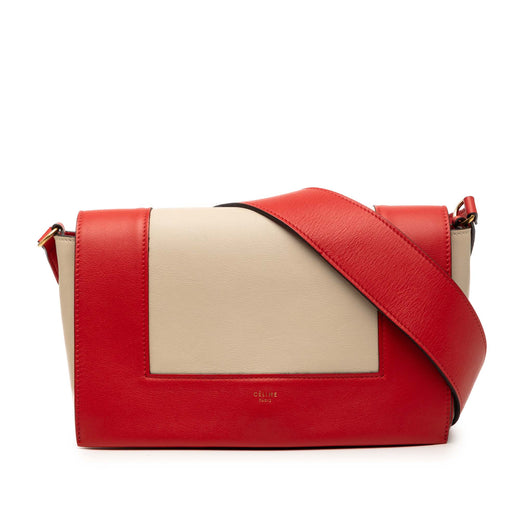 Medium Shiny Smooth Calfskin Frame Shoulder Bag - Image 1