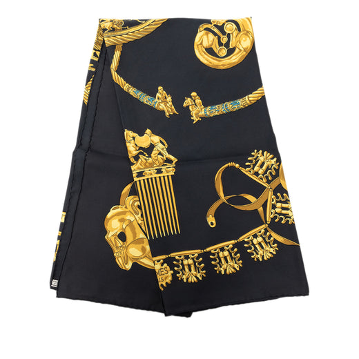 Les Cavaliers d Or Silk Scarf 90 - Image 1