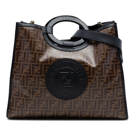 Medium Glazed Fabric FF 1974 Runaway Shopper Satchel - Image 1