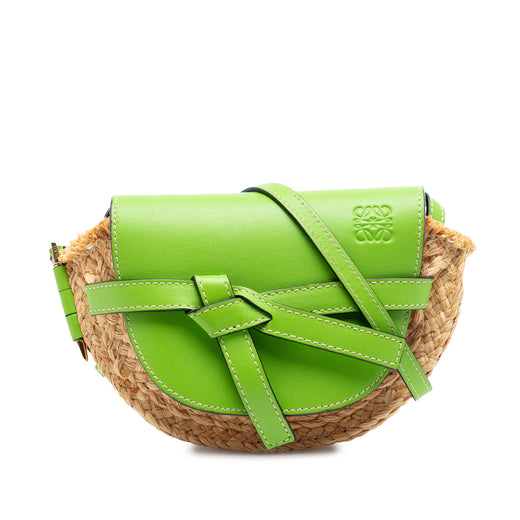 Mini Raffia Gate Crossbody - Image 1