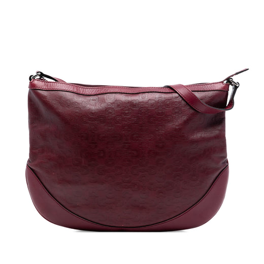 Embossed Leather Horsebit Crossbody - Image 1