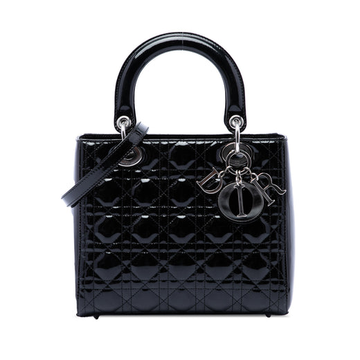 Medium Patent Cannage Lady Dior - Image 1