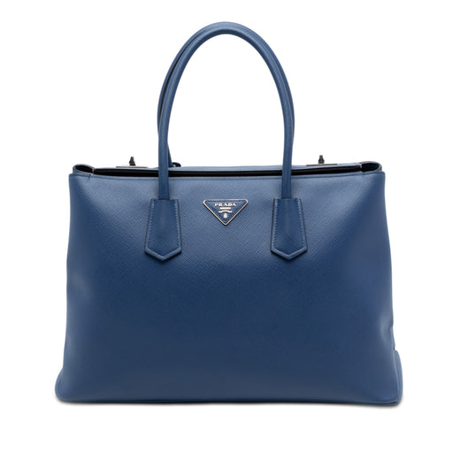 Saffiano Cuir Turnlock Twin Satchel - Image 1