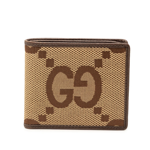 Jumbo GG Canvas Bifold Small Wallet - Image 1