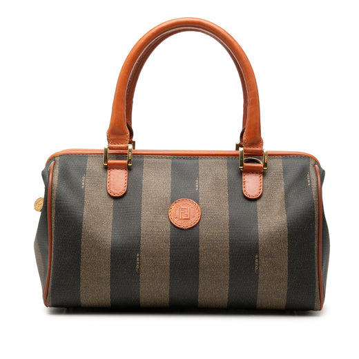 Pequin Coated Canvas Boston Bag - Image 1