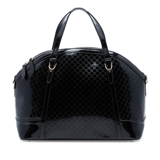 Large Microguccissima Patent Nice Dome Satchel - Image 1
