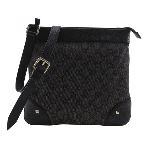 GG Denim Nailhead Crossbody - Image 1