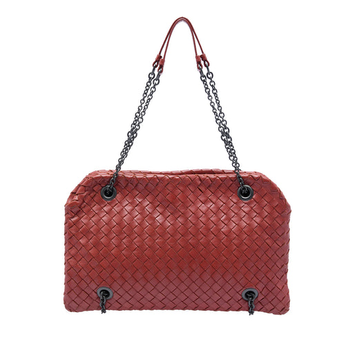 Nappa Intrecciato Duo Shoulder Bag - Image 1