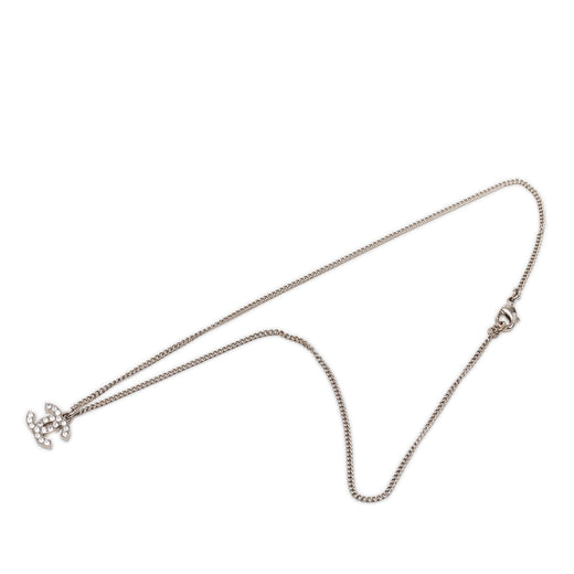 CC Brass and Strass Pendant Necklace - Image 1