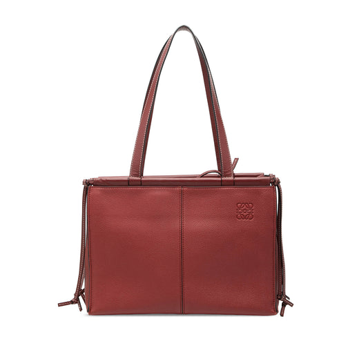 Small Leather Cushion Tote - Image 1