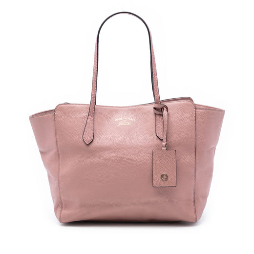 Medium Leather Swing Tote - Image 1