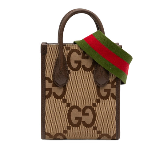 Mini Jumbo GG Canvas Web Satchel - Image 1
