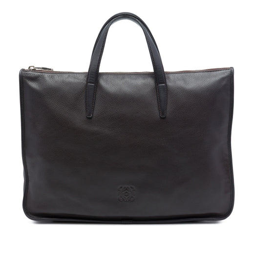 Leather Anagram Toledo Briefcase - Image 1