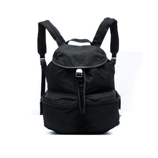 Saffiano Trimmed Tessuto Backpack - Image 1