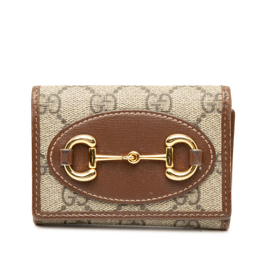 GG Supreme Horsebit 1955 Trifold Wallet - Image 1