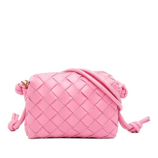 Candy Lambskin Intrecciato Loop Camera Bag - Image 1