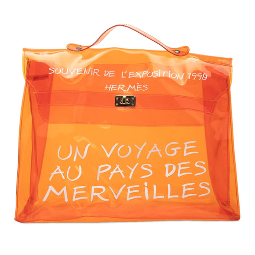 Vinyl Souvenir De L Exposition Kelly Handbag - Image 1