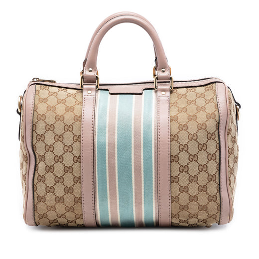 Medium GG Canvas Web Joy Boston Bag - Image 1