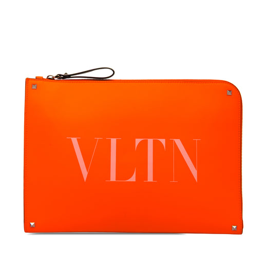 Leather Rockstud VLTN Document Case - Image 1