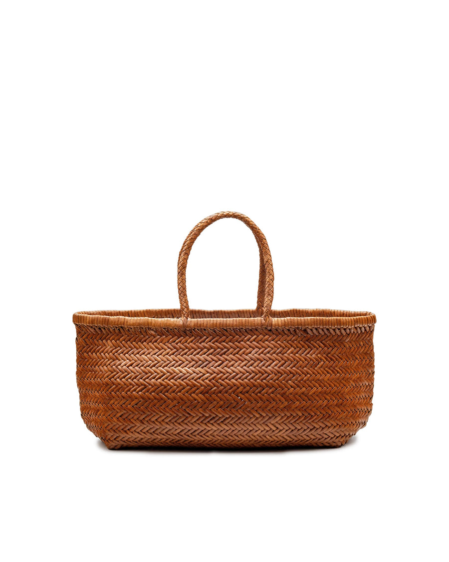 Dragon Diffusion Triple Jump Big Tote Bag — Tan Buff Calf Leather