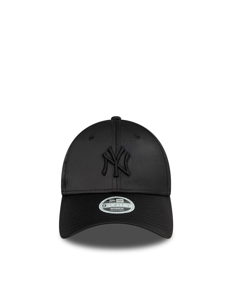 New Era Cap 60595368 Satin Baseball — Black Crown Caps