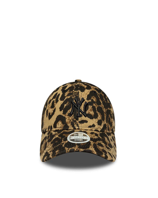 New Era Cap 60856260 Leopard-Print Cotton Baseball — Brown Caps
