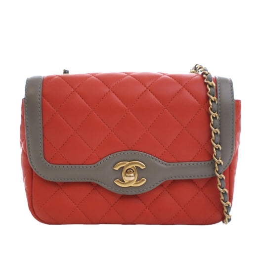 Mini Quilted Lambskin Two Tone Day Flap - Image 1