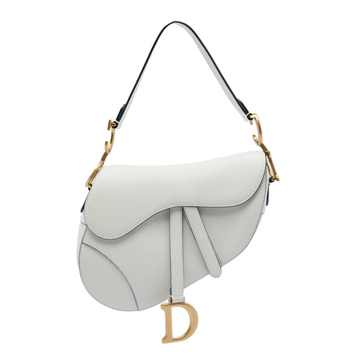 Grained Calfskin Saddle Bag - Image 1