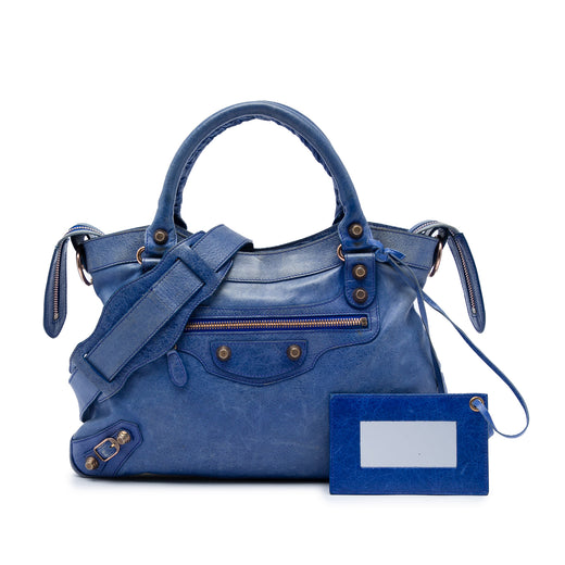 Lambskin Motocross Giant 12 Town Satchel - Image 1