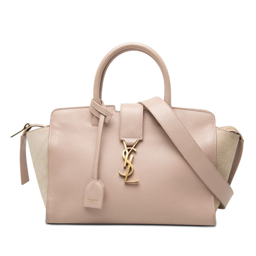 Baby Leather Monogram Downtown Cabas Satchel - Image 1