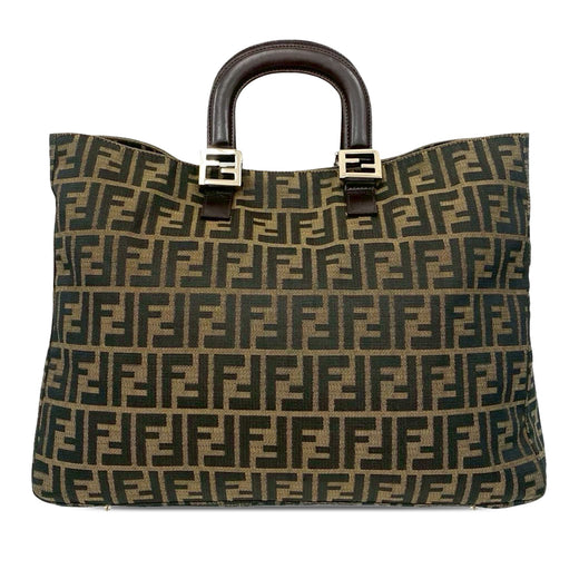 Large Zucca Canvas Twins Tote - Image 1
