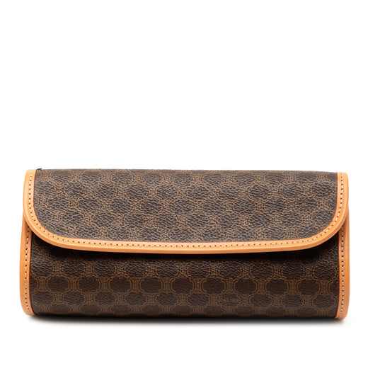 Macadam Coated Canvas Clutch - Image 1
