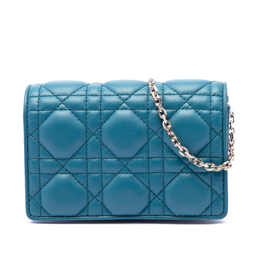 Lambskin Cannage Waist Pouch on Chain - Image 1