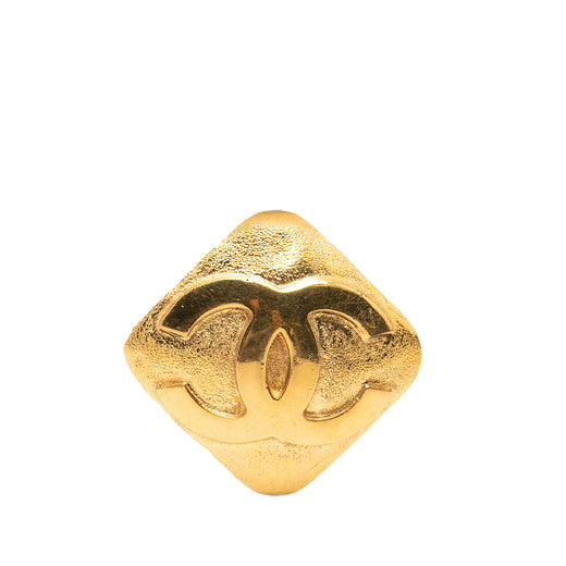CC Gold Plated Diamond Brooch - Image 1