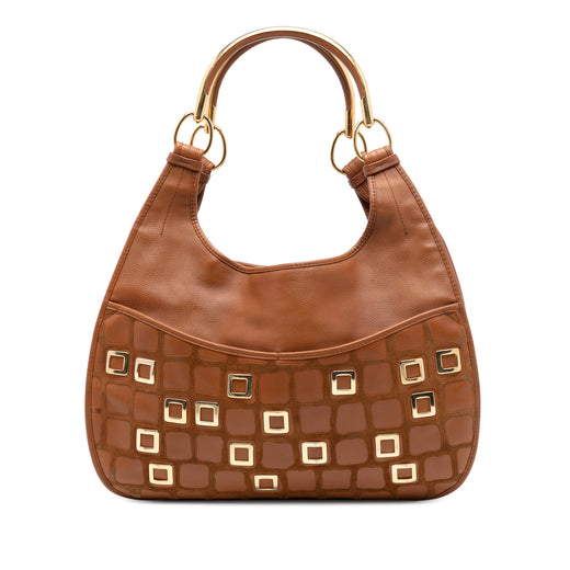 Medium Embellished Leather 61 Hobo - Image 1