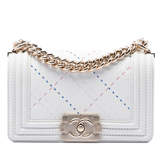 Small Quilted Lambskin Cruise Line Boy Flap - Image 1