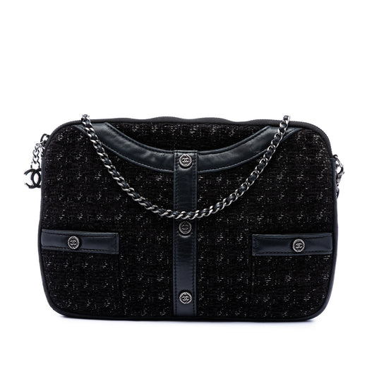 Limited Edition Tweed Girl Jacket Clutch on Chain - Image 1